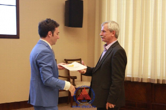 >Награждение ВШБ и факультета управления